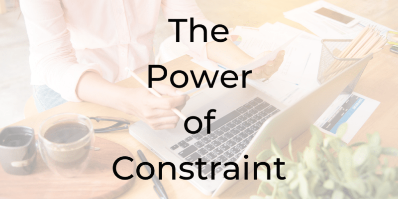 the power of constraint, constraint, how to constrain, what is constraint, definition constraint, Dina Cataldo, be a better lawyer, lawyer podcast, How to be a better lawyer, lawyer stress