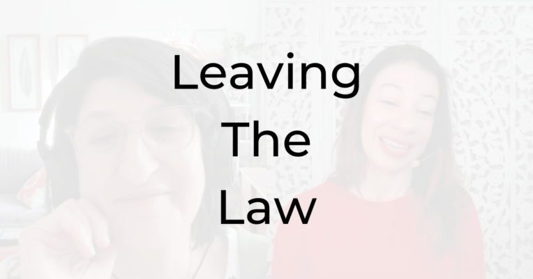 leaving the law, Elena Deutsch, Women Interested in Leaving Law, Dina Cataldo, Be a Better Lawyer Podcast, leaving the law, leaving private practice law, leaving the legal profession, quitting law, quit law, quit being a lawyer